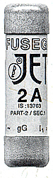 JET - TYPE HRC FUSE SYSTEM (CYLINDRICAL CAPS.)